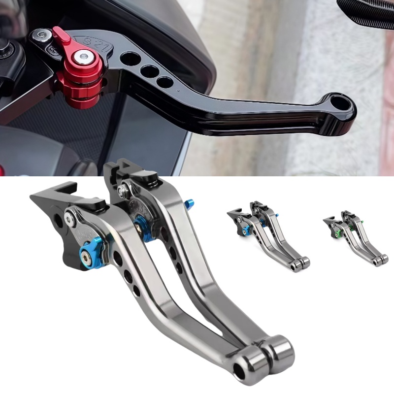 Cnc Aluminum Adjustable Brake Clutch Levers - Manete de Freio Ajustável para Motocicletas