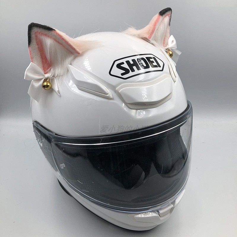 Motorcycle Helmets - Capacete decorativo com orelhas de cachorro