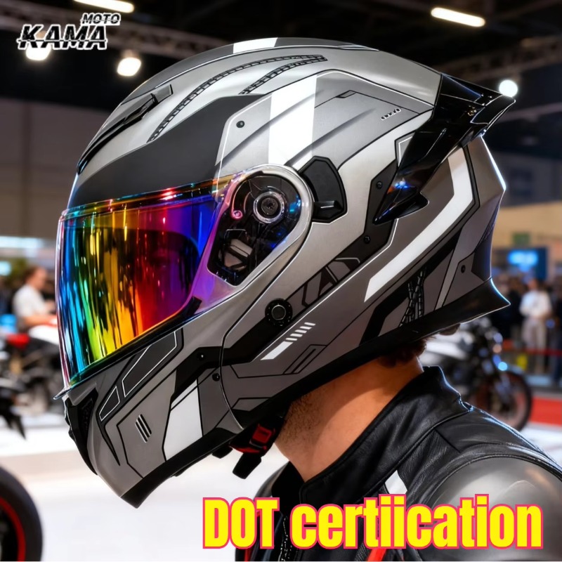 Capacetes de motocicleta aprov - Modular Flip Up Motorcycle Helmet Dot Approved avaliação e preço
