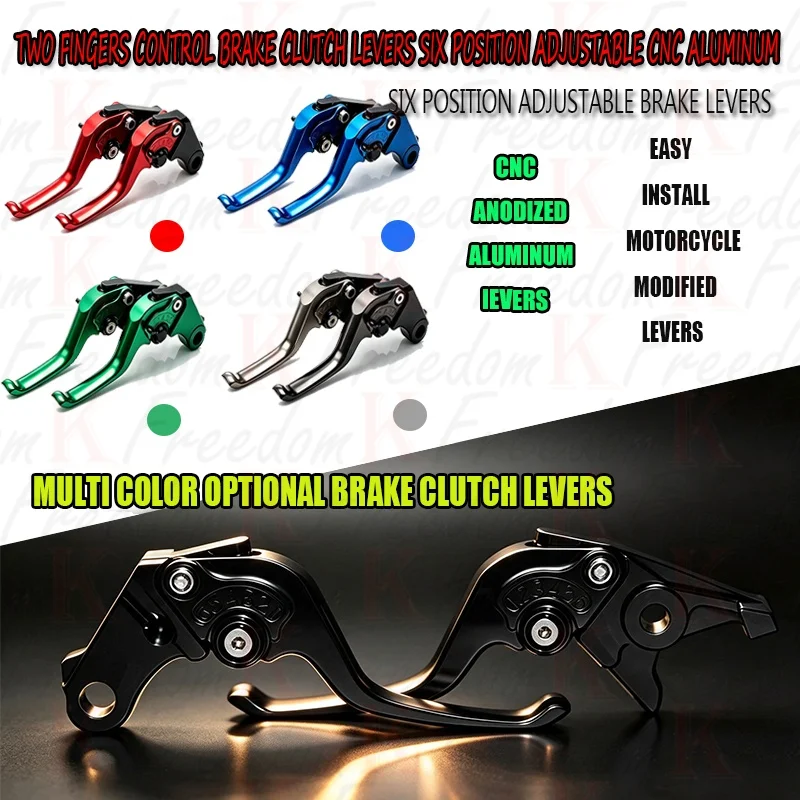 Para DL650 XT V-strom 250 650  - Cnc Aluminum Adjustable Brake Clutch Levers avaliação e preço