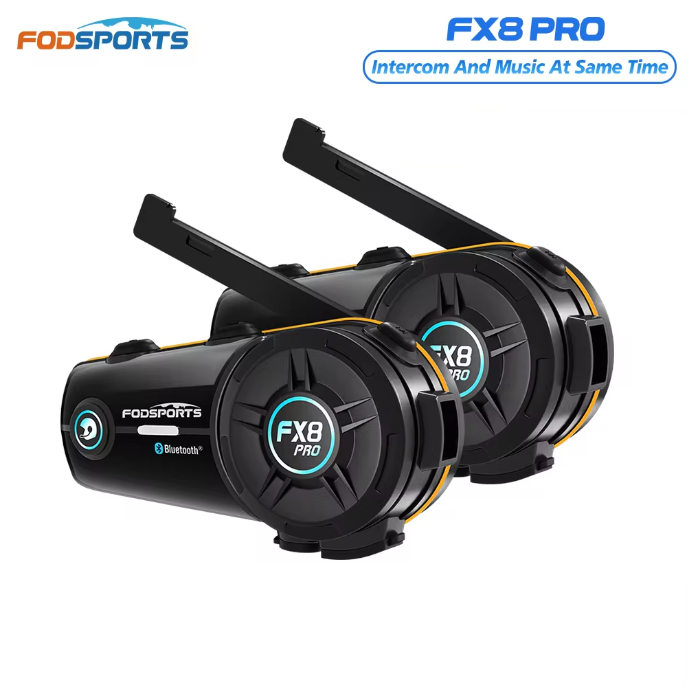 2 Peças Fodsports FX8 Pro Inte - Full Face Motorcycle Helmet With Bluetooth avaliação e preço