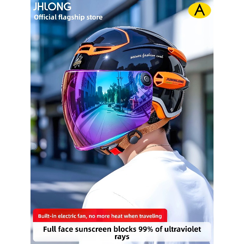 Capacete de Motocicleta Vintag - Dual Visor Motorcycle Racing Helmet avaliação e preço