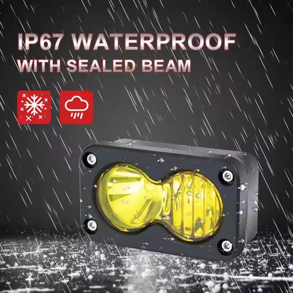 20w led farol 3 Polegada holof - Universal Motorcycle Led Headlight Projector avaliação e preço