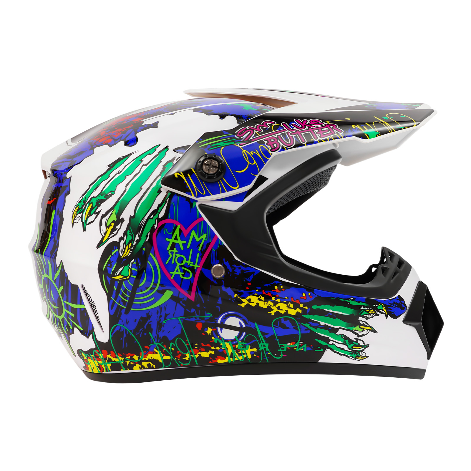 Conjunto de capacete de 57-58  - Off Road Motocross Helmet Goggles Set avaliação e preço